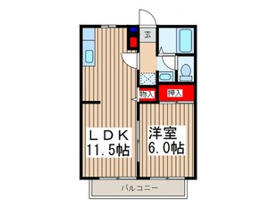 シャルムの物件間取画像